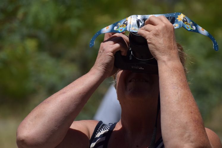 Solar Eclipse at Oso Wetlands Preserve