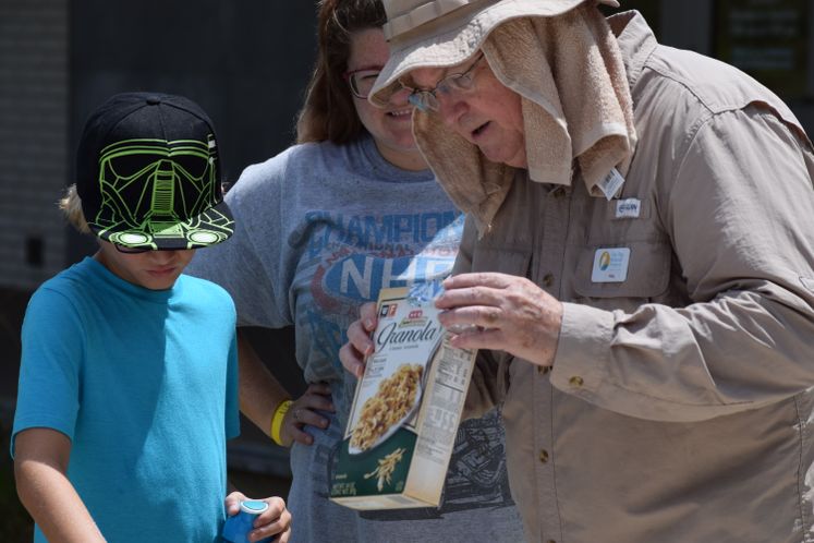 Solar Eclipse at Oso Wetlands Preserve