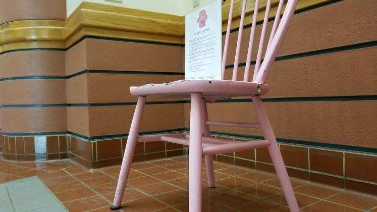 Pink Empty Chair, October, Breast Cancer Awareness Month