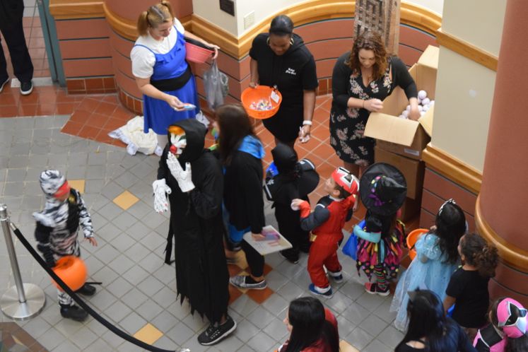 G. Evans Students Celebrate Halloween at City Hall