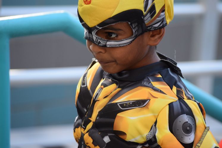 G. Evans Students Celebrate Halloween at City Hall