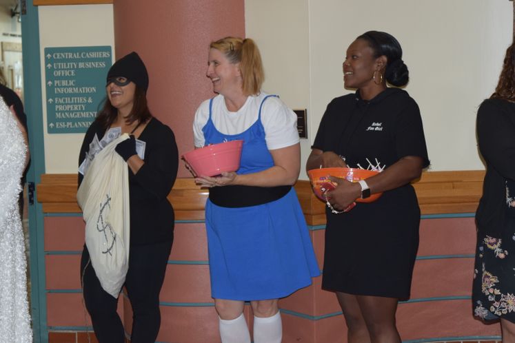 G. Evans Students Celebrate Halloween at City Hall