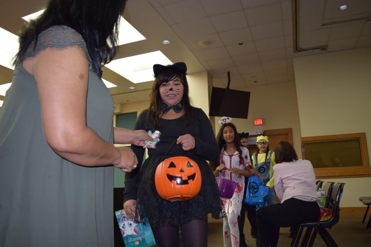 G. Evans Students Celebrate Halloween at City Hall