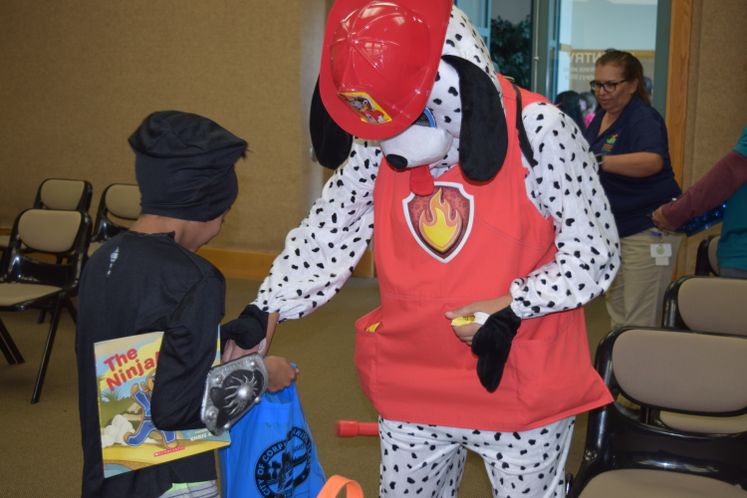 G. Evans Students Celebrate Halloween at City Hall