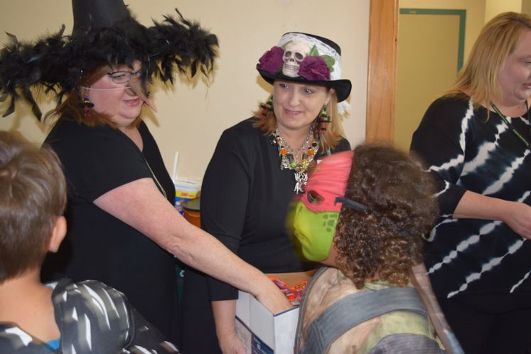 G. Evans Students Celebrate Halloween at City Hall