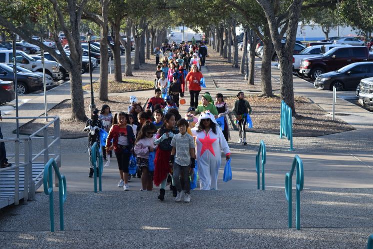G. Evans Students Celebrate Halloween at City Hall