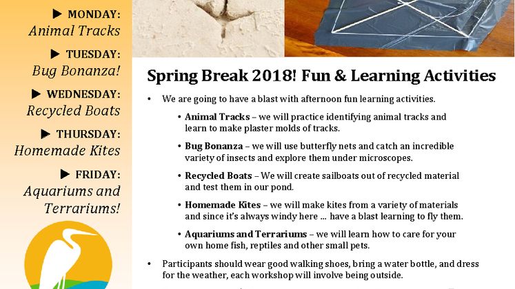 Spring Break 2018 Oso Bay Wetlands Preserve
