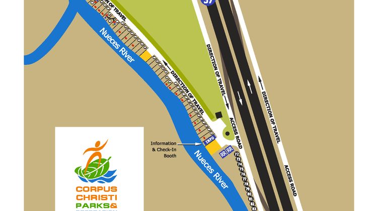 Labonte Park Easter Camping Map 2018