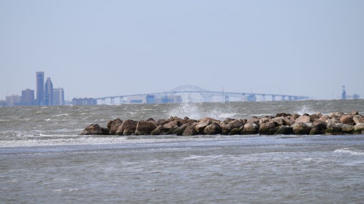 View of Harbor Bridge from TAMUCC