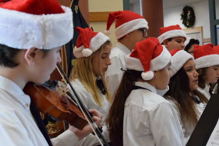 Bishop Garriga Choir and Violinist