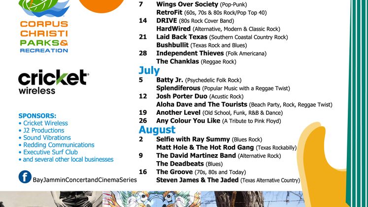 Bay Jammin Concert Flyer