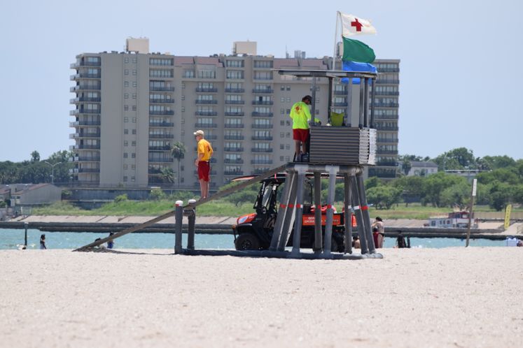 Lifeguards at McGee Beach