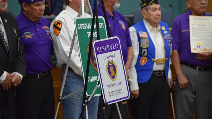 Mayor Proclaims Corpus Christi as Purple Heart City