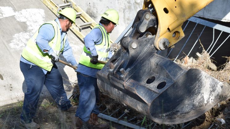 Stormwater Crews Clean-up