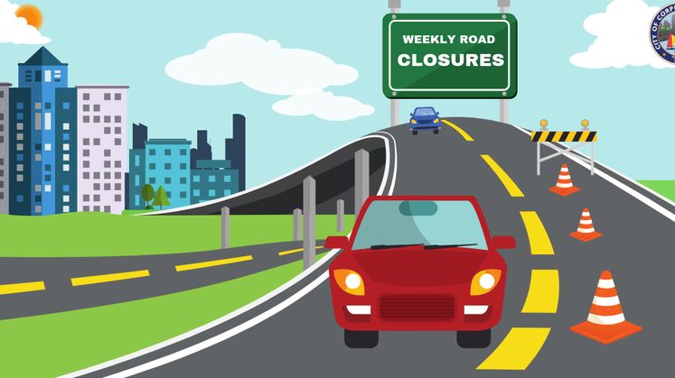 2019 Weekly Road Closures