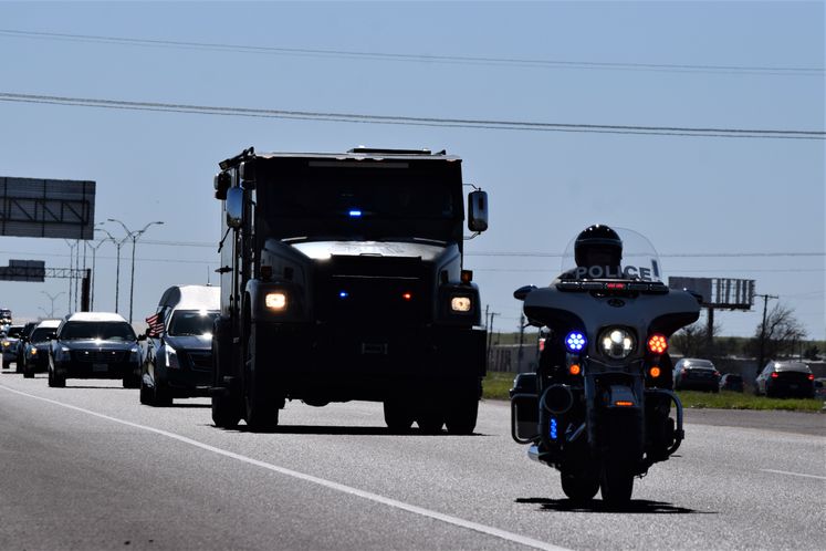 Officer Alan McCollum's Funeral