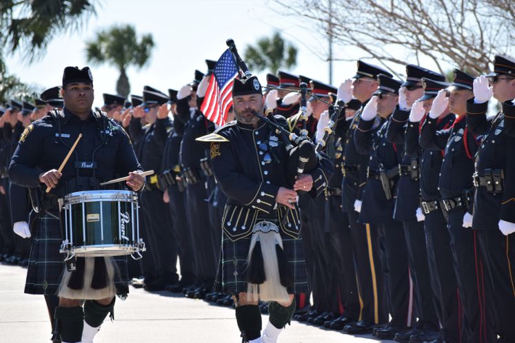 Officer Alan McCollum's Funeral