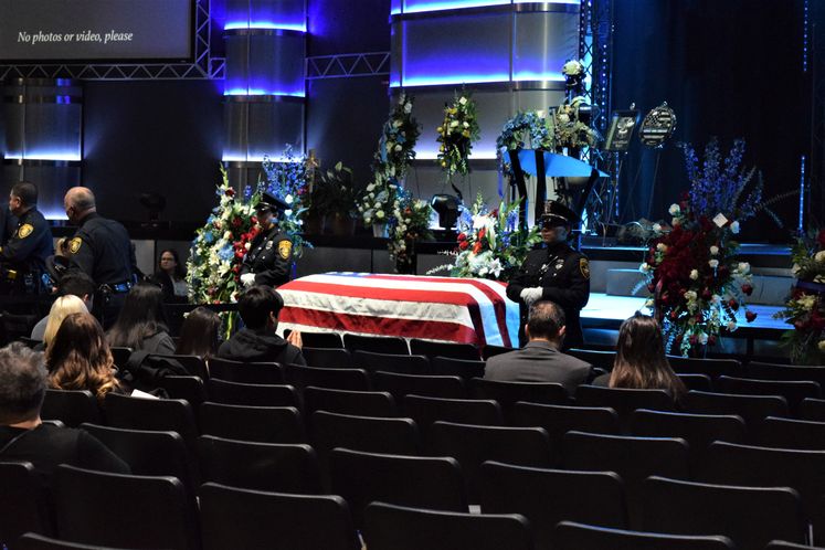 Officer Alan McCollum's Funeral