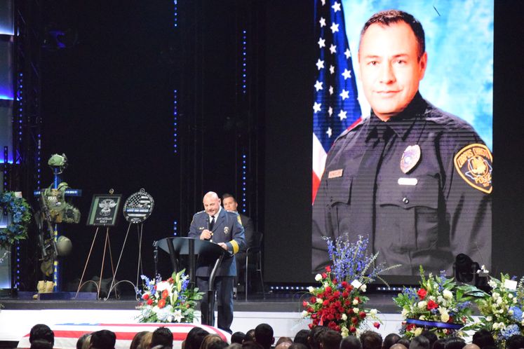 Officer Alan McCollum's Funeral