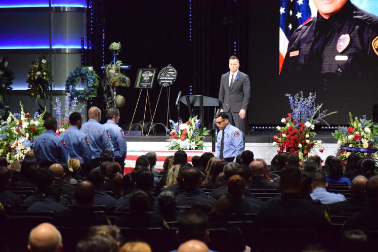 Officer Alan McCollum's Funeral