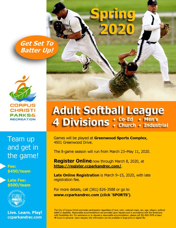 Adult Softball League