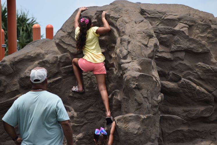 Rock Climbing at Kids Place