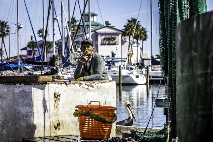 Shrimper at Corpus Christi Bay