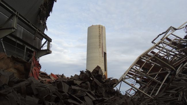 Sutton Boiler Demolition Photo