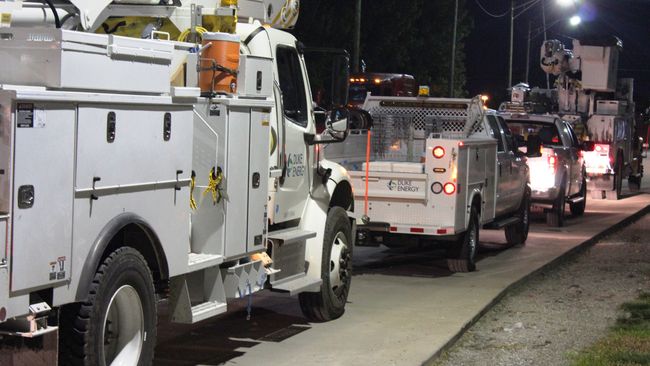 In the Carolinas, Duke Energy mobilizes thousands of workers ahead of Hurricane Matthew; outages are expected for customers in the storm's path