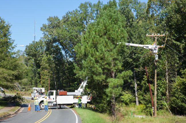 Damage in the Carolinas from Hurricane Matthew Damage in the Carolinas from Hurricane Matthew