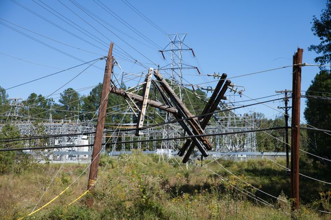 Damage in the Carolinas from Hurricane Matthew Damage in the Carolinas from Hurricane Matthew