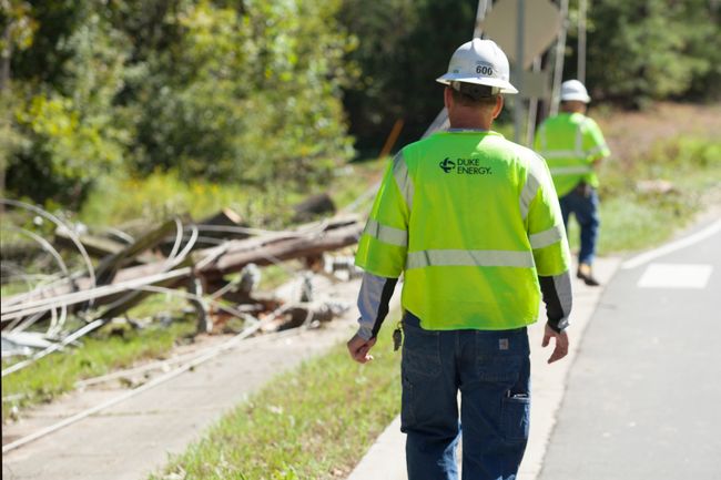 Damage in the Carolinas from Hurricane Matthew