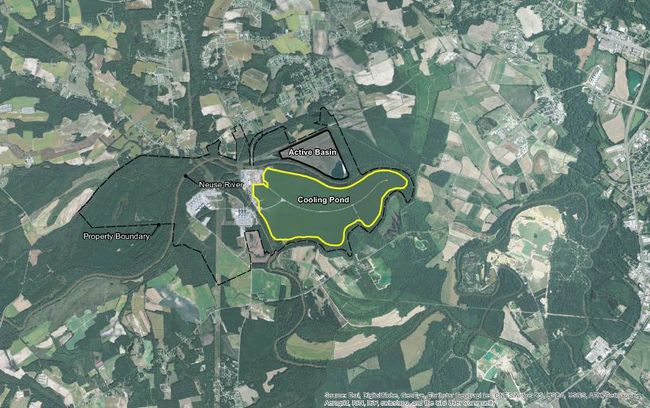 Overview of H.F. Lee Cooling Pond Overview of H.F. Lee Cooling Pond