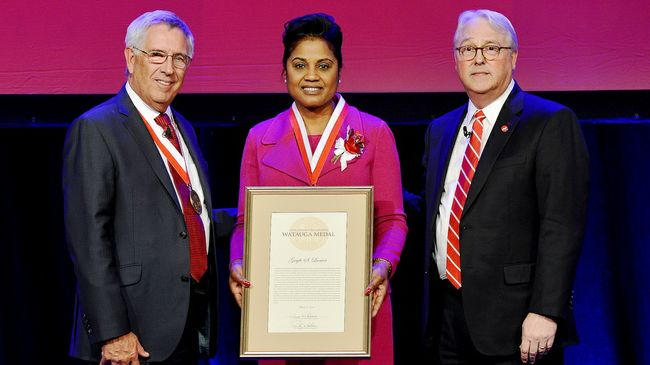 Duke Energy's Gayle Lanier receives NC State's highest nonacademic honor
