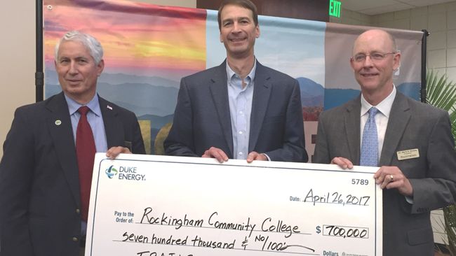 RCC Receives $700,000 Gift from Duke Energy