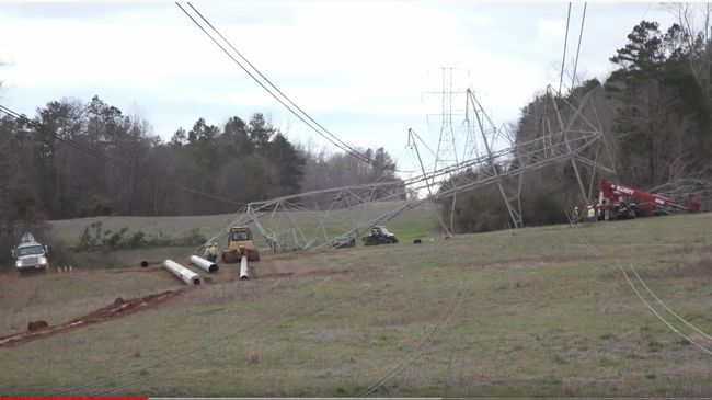 Carolinas storm - Feb. 7, 2020 - (Kings Mountain, N.C.)