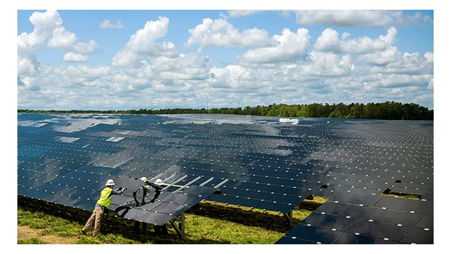 Solar energy shines in North Carolina