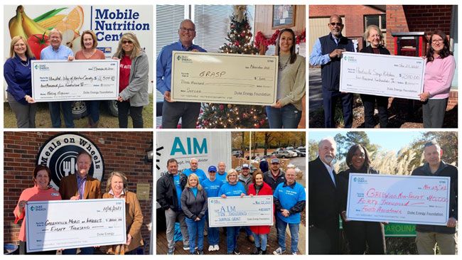 Duke Energy caps off monthlong effort to fight hunger with nearly $150,000 in ‘surcee’ grants to South Carolina community agencies