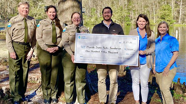 Florida State Parks Foundation announces major partnership with Duke Energy Florida