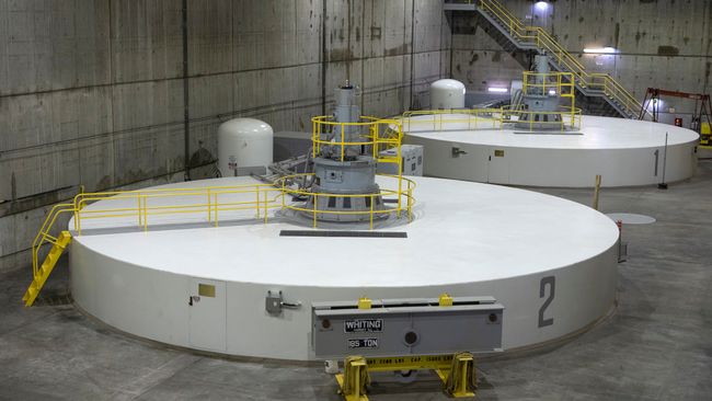 Markland Hydro Station Generator Floor.