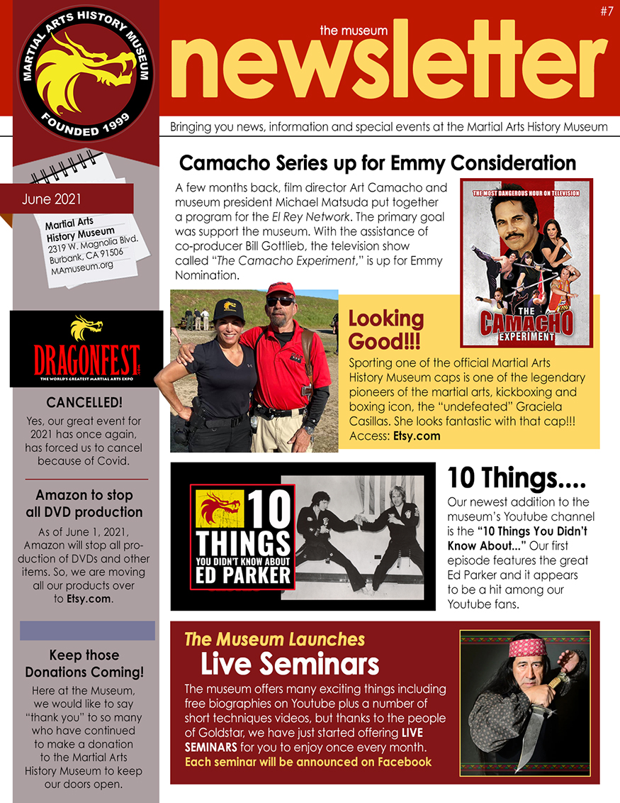 Museum June Newletter Martial Arts Museum