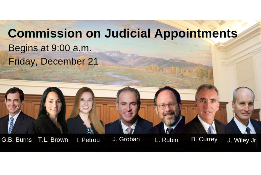 Commission on Judicial Appointments Commission on Judicial Appointments