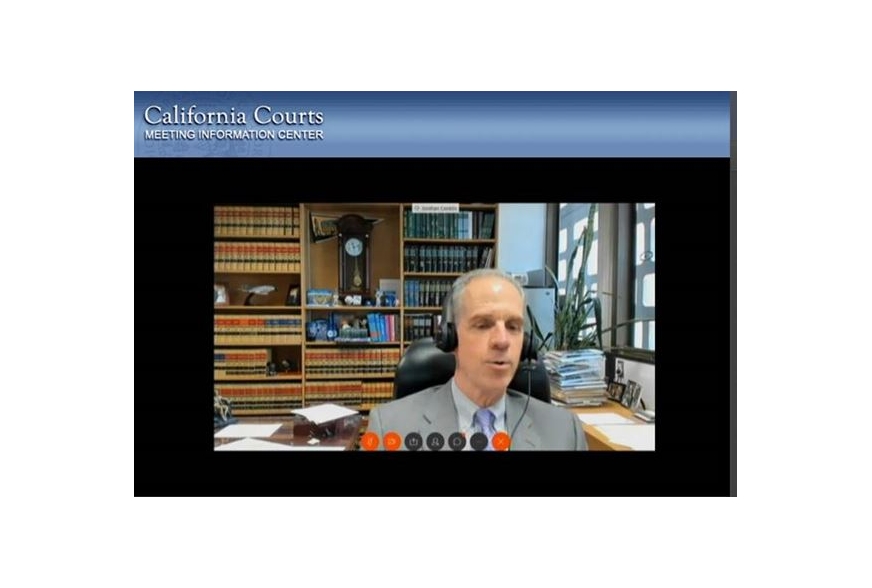 Judge Jonathan Conklin Judicial Council meeting 7-24-20 Judge Jonathan Conklin Judicial Council meeting 7-24-20