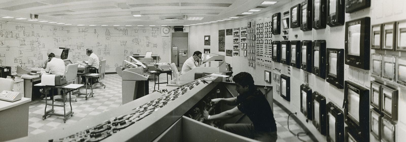 Retro photos: At the controls