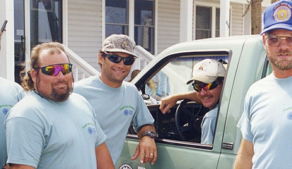 Retro photos: The men of 'turtle power'