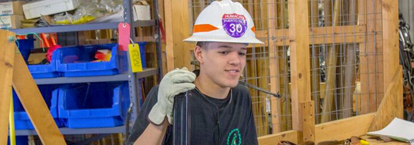 Student wants to be a lineman to help rebuild Puerto Rico