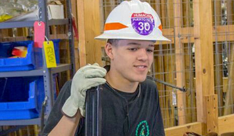 Student wants to be a lineman to help rebuild Puerto Rico
