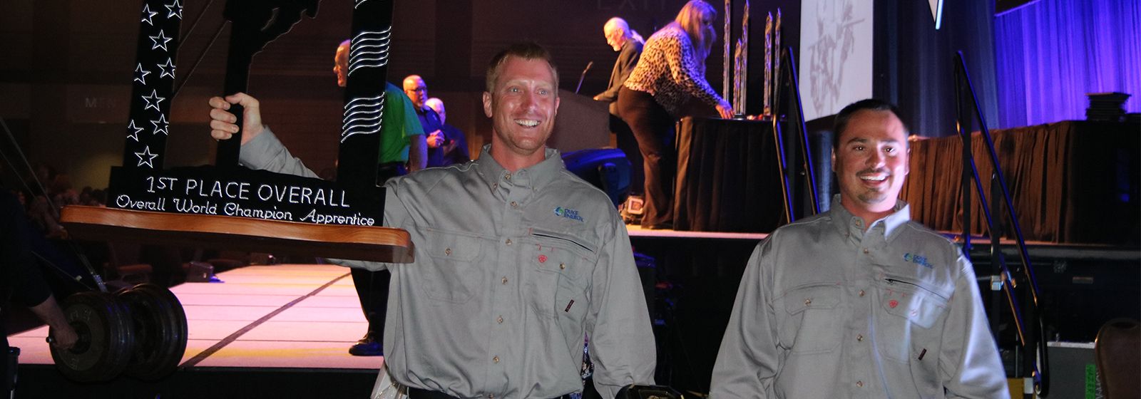 World Champion lineman coaches his teammates to competition