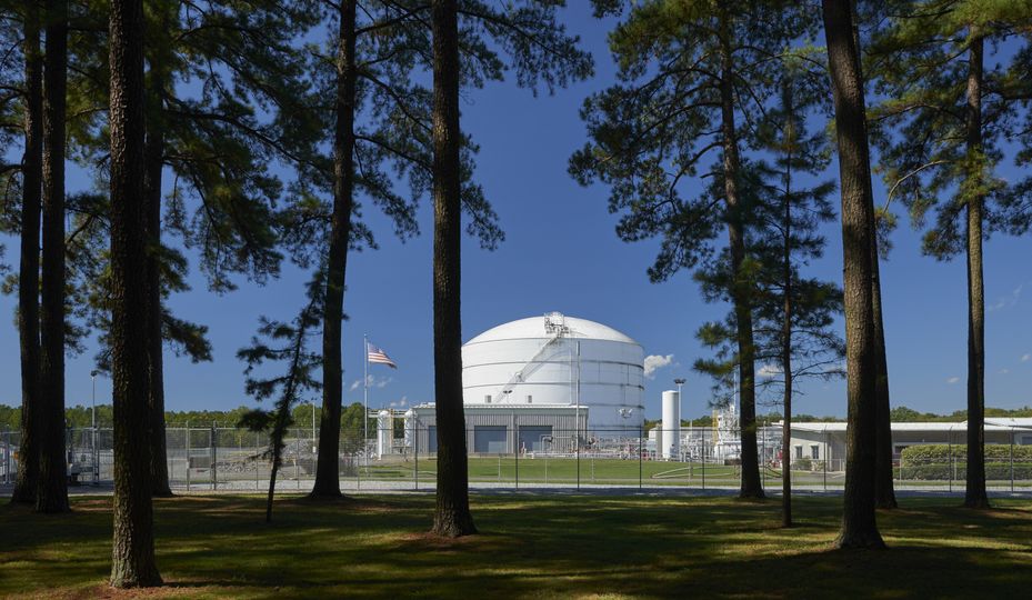 Liquefied Natural gas plant in North Carolina stays prepared for cold
