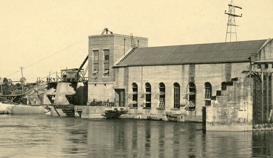 Retro photos Power plants and big machines Duke Energy